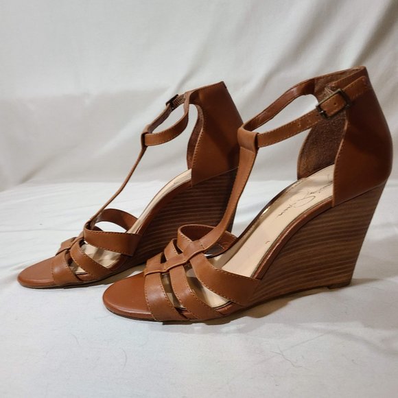 Size 10 Jessica Simpson wedge sandal - Picture 1 of 4
